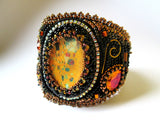 Zoom Class<br>The Kiss<br>Bead Embroidery Bracelet<br>5.18.24