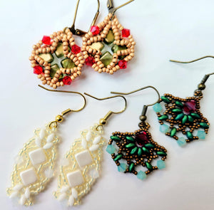 In-Person Class<br>Earring Trio<br>12.14.24