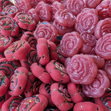 Floral Czech Glass<br>Prague 25 Trip