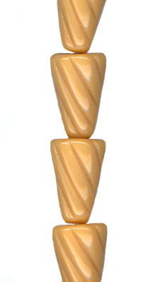 Butterscotch Ribbed Cone