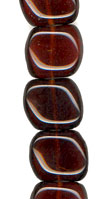 Transparent Brown Pillow Bead