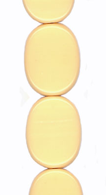 Tan Flat Oval