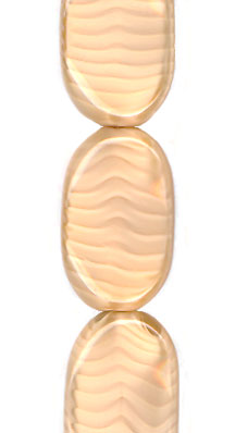 Beige Twisted Rounded Rectangle