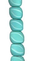 Small Turquoise Pillow Bead