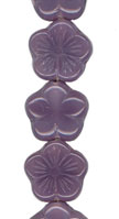 Purple Opal Engraved Flower