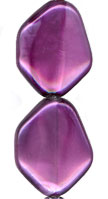 Crystal Purple Pearl Irregular Pentagon