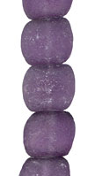 Transparent Purple Lava Rock Pillow Bead