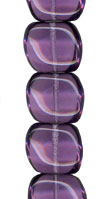 Transparent Purple Pillow Bead