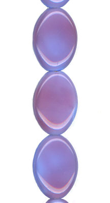 Periwinkle/Cranberry Oval