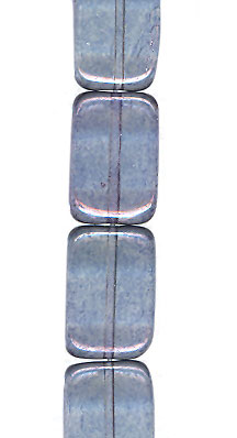 Crystal Blue Luster Rectangle