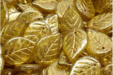 Pressed Glass Apple Leaves