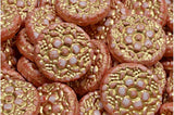 Floral Czech Glass<br>Vesna Coin
