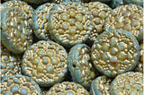 Floral Czech Glass<br>Vesna Coin