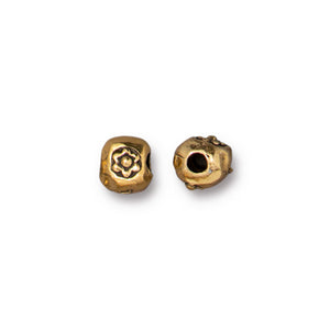 Flower Nugget<br>Spacer Bead Gold