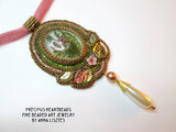 Season's Greetings Workshop<br>Bead Embroidery Class 12.7.24<br>with Anna Lisztes of Precious HeartBeads