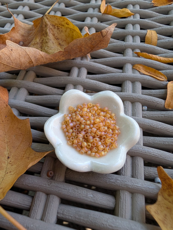 11/0-F251 Mat Topaz AB