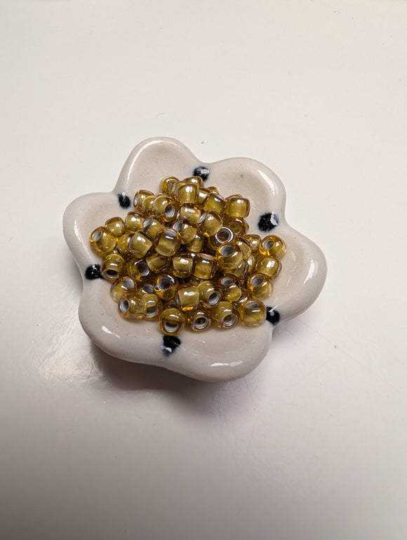 6/0-329A White Lined Topaz