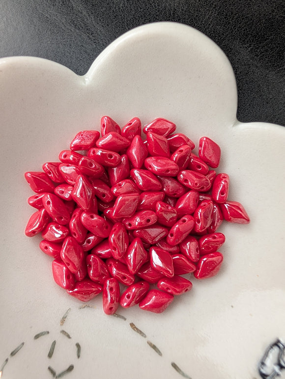 Coral Red Luster Gemduo