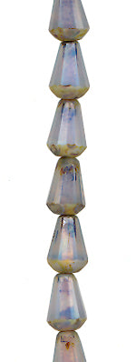 Lavender Opal Faceted Drop