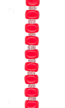 Red Roller Bead