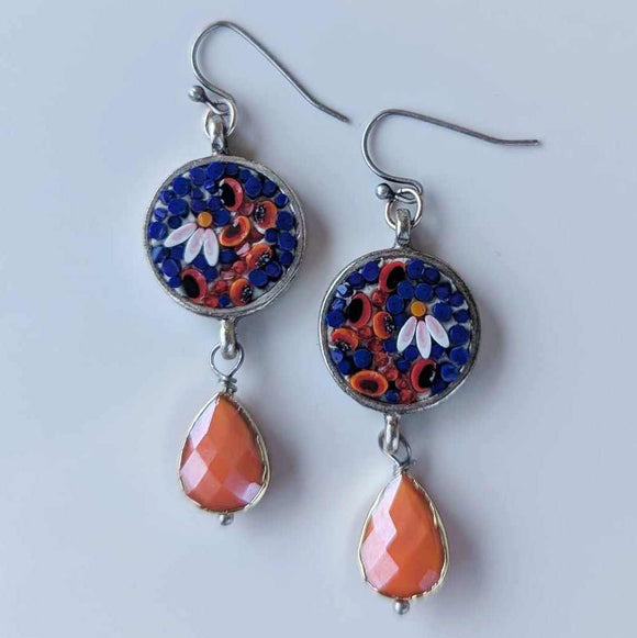 In Person Class<br>Fall Whisper Earrings<br>with Sheila