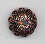 Antique Copper Medium Bead Cap