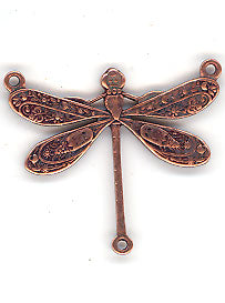 Antique Copper 3 Link Dragonfly