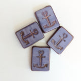 15mm Anchor Beads<br>4 Pieces<br>Multiple Color Options
