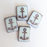 15mm Anchor Beads<br>4 Pieces<br>Multiple Color Options