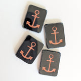 15mm Anchor Beads<br>4 Pieces<br>Multiple Color Options