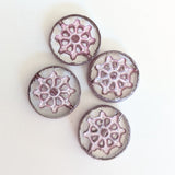 12mm Wheel Bead<br>4 Pieces<br>Multiple Color Options