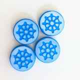 12mm Wheel Bead<br>4 Pieces<br>Multiple Color Options