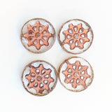 12mm Wheel Bead<br>4 Pieces<br>Multiple Color Options