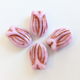 Tulip (Large) Beads<br>4 Pieces<br>Multiple Color Options