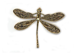 Antique Gold Dragonfly
