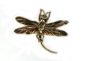 Antique Gold Dragonfly 2