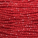 3mm Czech Fire Polish Beads -  Siam Marble