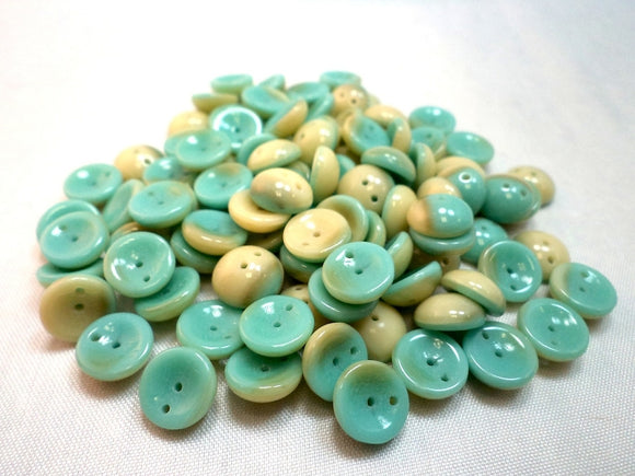 Piggy Beads - Turquoise / Khaki