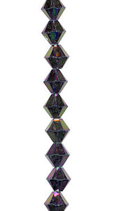 6mm Purple Iris 15pcs