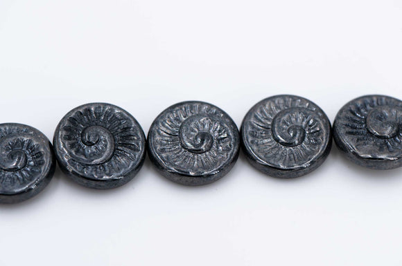 Ammonite Spiral, Hematite