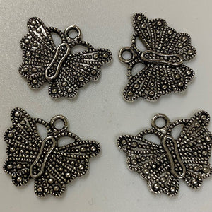 Charm - Butterfly - Silver
